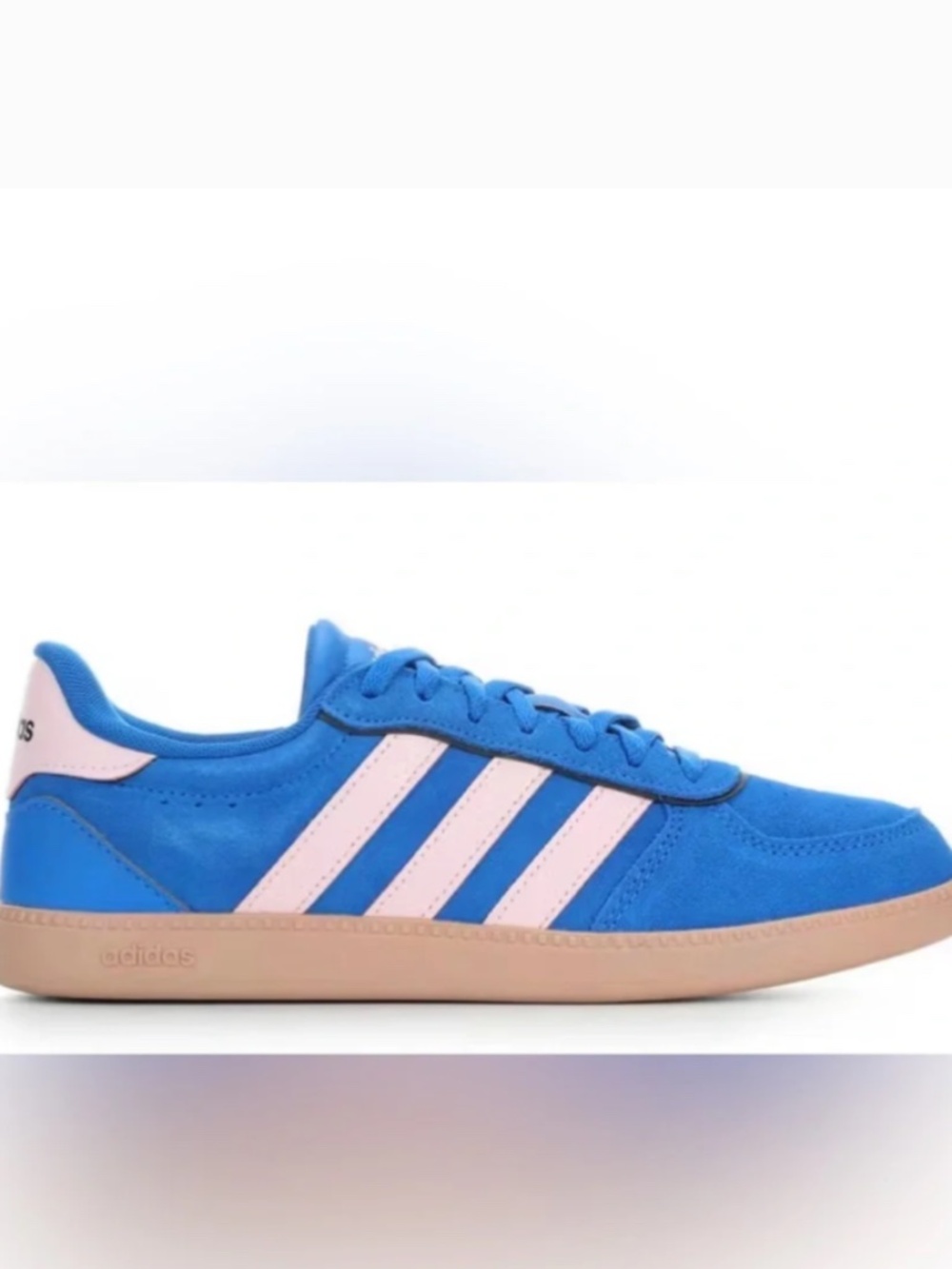 Adidas Womens Bright Blue and Pink Breaknet Sneakers, 9.5, New in Box
